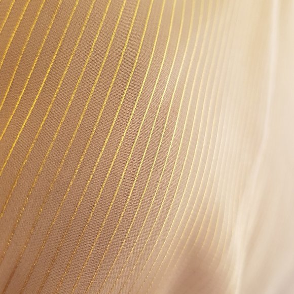 H&M // Beige Gold Maxi Halter Dress - Picture 6 of 6